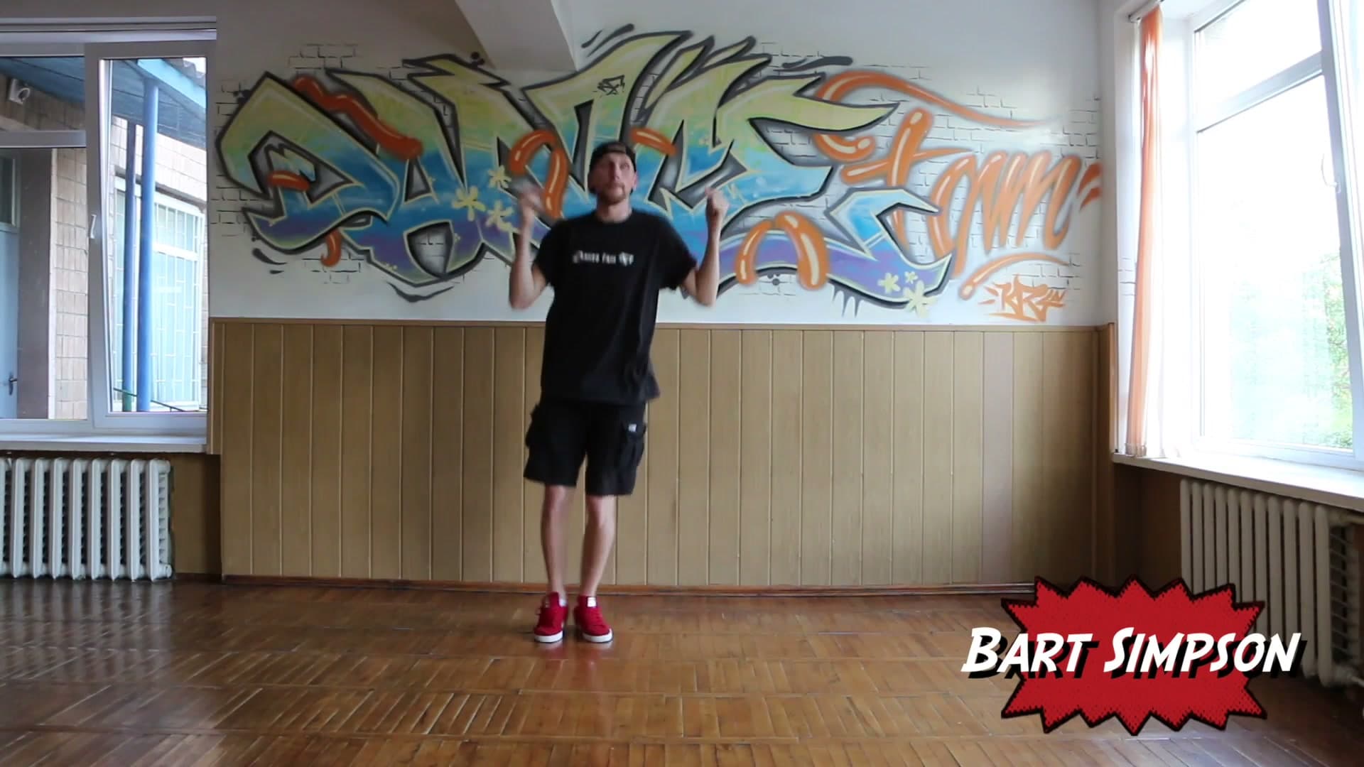 Клевое движение для вечеринки. Bart simpson